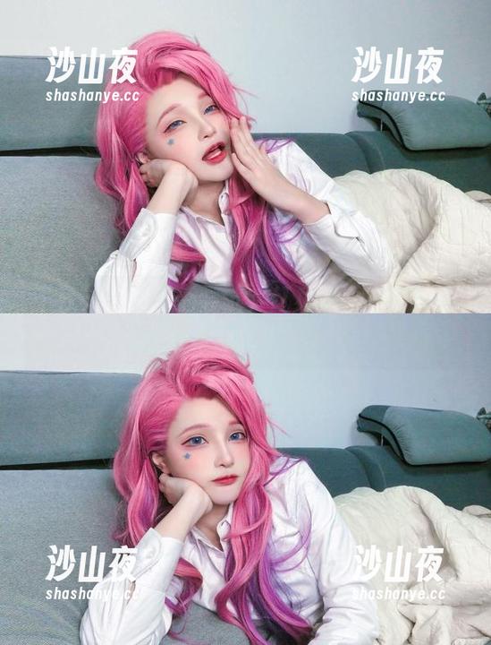 千夜未来的最新尝试，红裙似乎在打我的心。