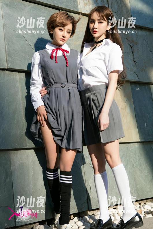 尤果网 - 孙晚桐的水手服图片，别以为无圣光就没故事可言，反而更引人联想哦。