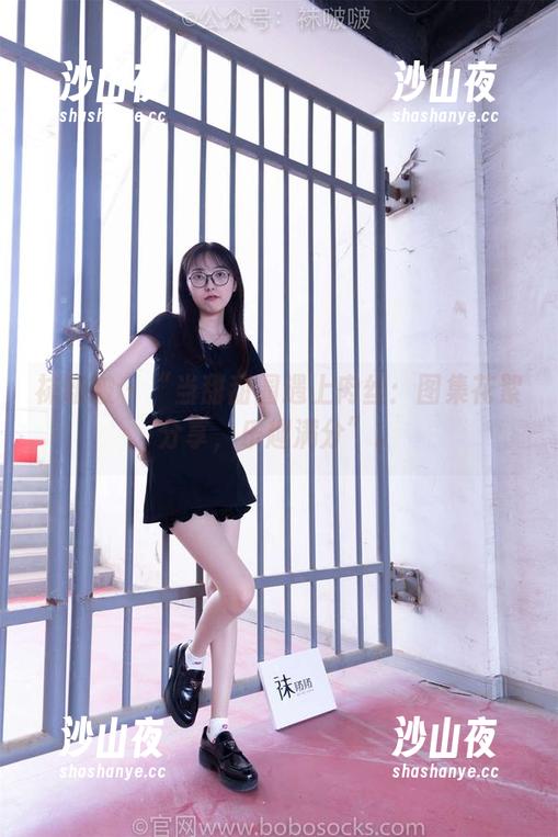 袜啵啵 - “当甜甜圈遇上肉丝：图集花絮分享，乐趣满分”。
